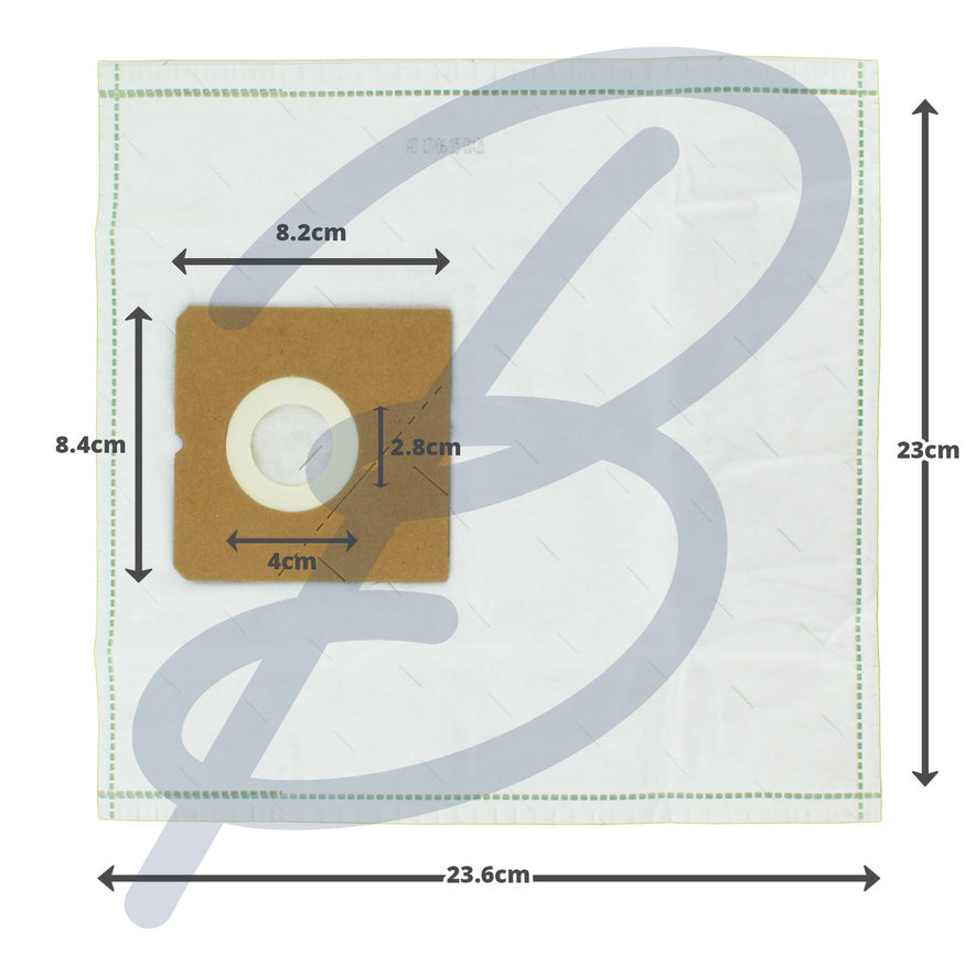 Compatible Microfibre Vacuum Bags (Pack of 5) - AF252^000