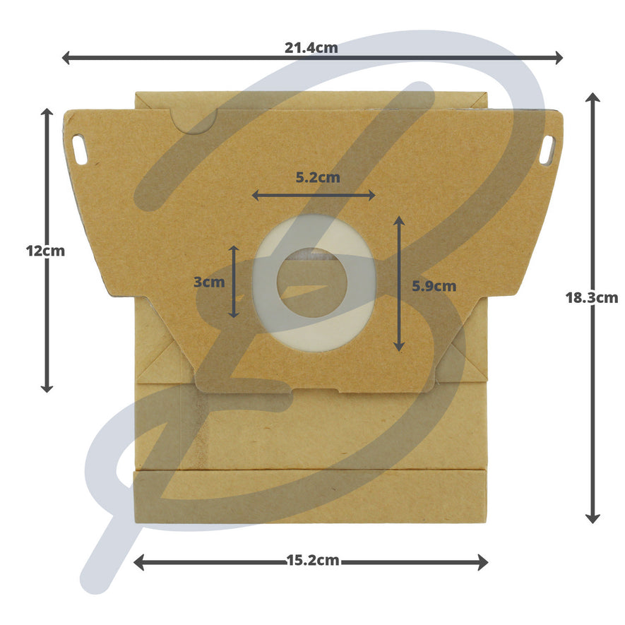 Compatible Paper Vacuum Bags (Pack of 5) - VB208^000