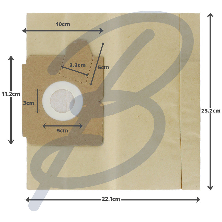 Compatible Paper Vacuum Bags (Pack of 5) - VB212^000