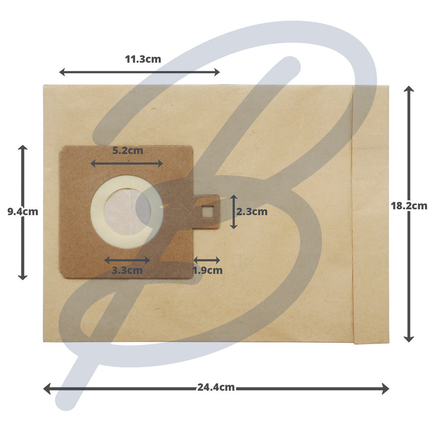Compatible Paper Vacuum Bags (Pack of 5) - VB215^000