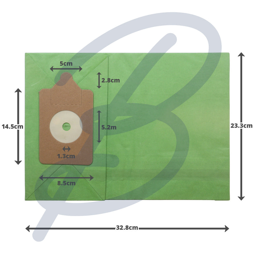 Compatible VB390TRP for Numatic 'NVM-1B/NVM-1C' Paper Bags (x10) - VB390TRP^000