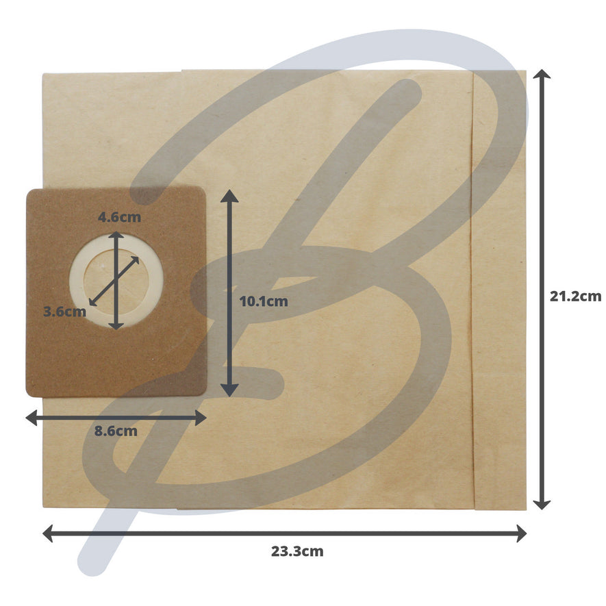 Compatible Paper Vacuum Bags (Pack of 5) - VB649^000