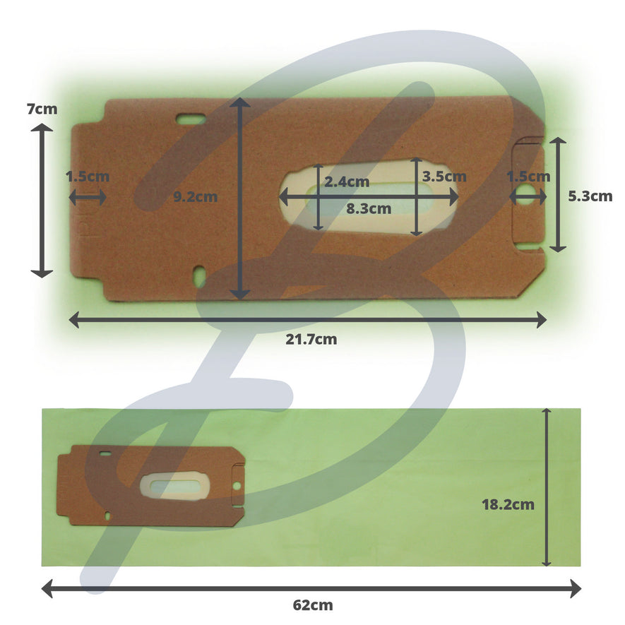 Compatible Paper Vacuum Bags (Pack of 5) - VB811^000