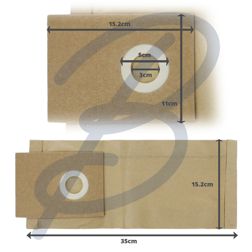 Compatible VB817 for Electrolux 'E82/E82N' Paper Bags (x5) - VB817^000