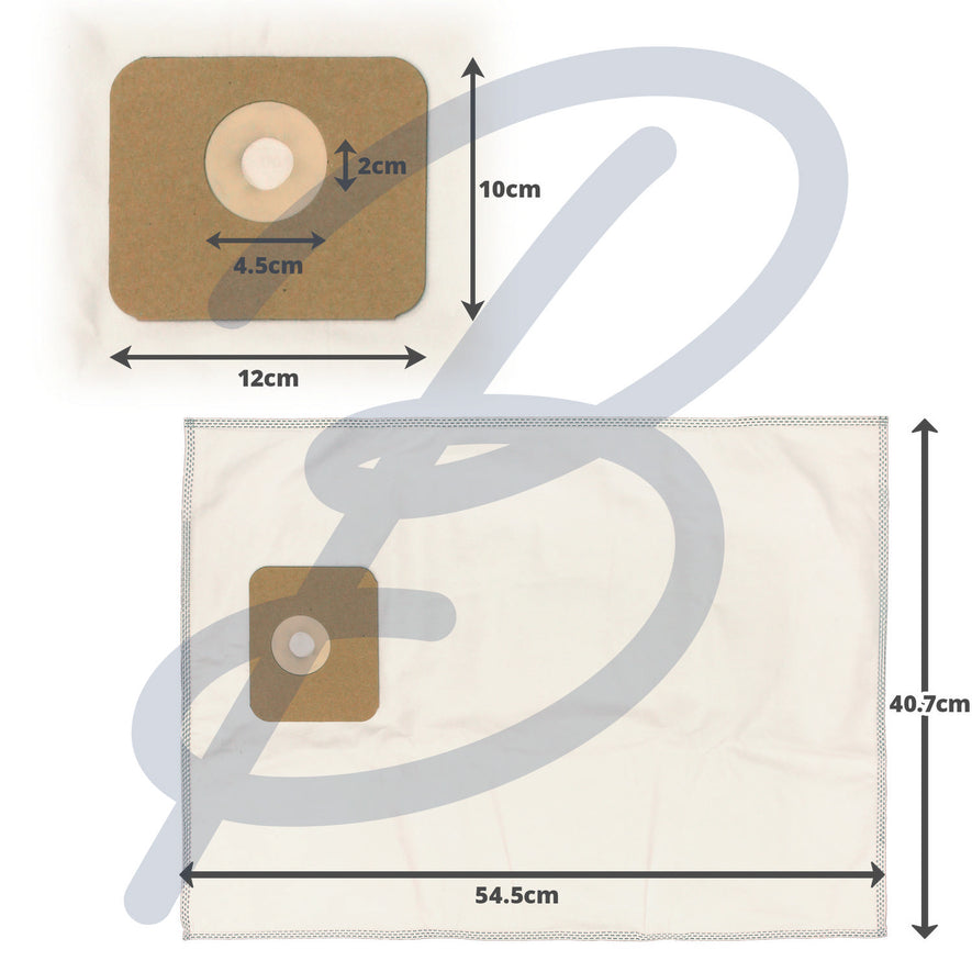 Compatible VB839 for Nilfisk Multi Microfibre Bags (x5) - VB839^000